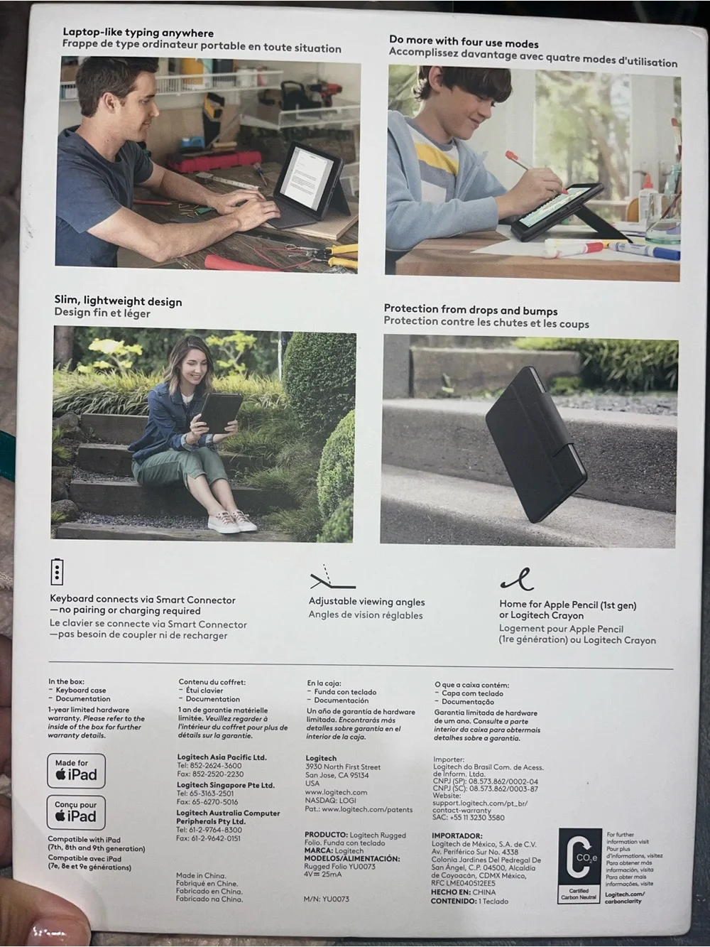 Logitech protective keyboard
